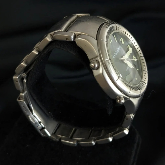 Vintage Columbia stainless steel quartz watch, analog digital, date, alarm, 50m - Picture 5 of 15